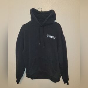 Tupac Men's Black Hoodie All Eyes On Me Medium